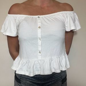 Rue 21 cute white top.